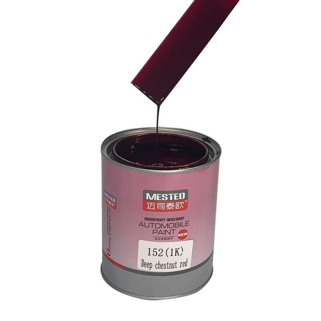 Autocoat HS 1K Basecoat Translucent Brilliant Red A145 Factory Acrylic Auto Paint Good Color High Chroma Car Paint Refinish