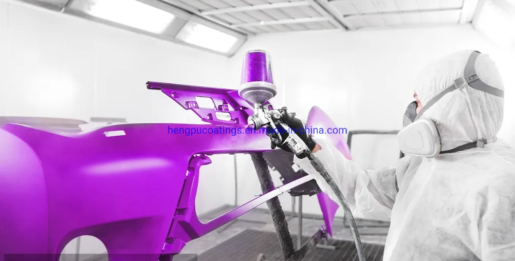 Glinter HS 2K Topcoat Extra White G202 Good Whiteness Auto Paint High Concentration Good Weatherability Car Paint Refinish