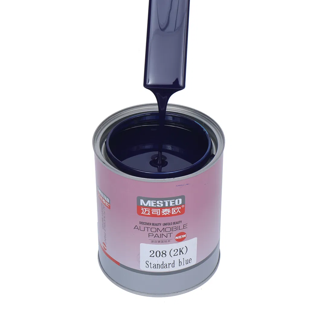 Glinter HS 2K Topcoat Crystal Blue G2081 The Highest Chroma Auto Paint Good Coverage Acrylic Factory Car Paint Refinish
