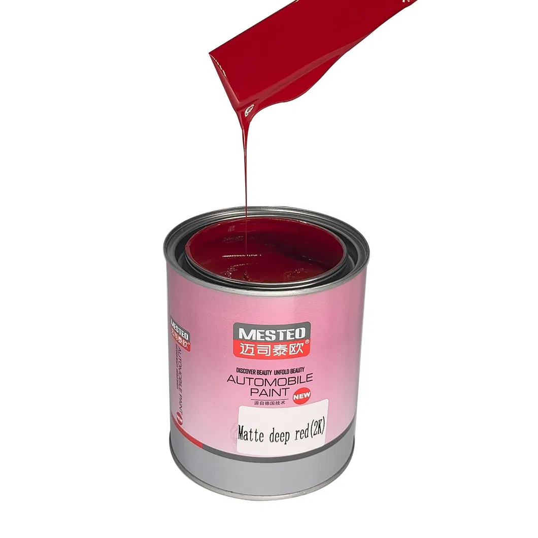 Filre 2K Matte Deep Red Wholesale Spray Good Coverage Acrylic Car Paint High Application Auto Paint