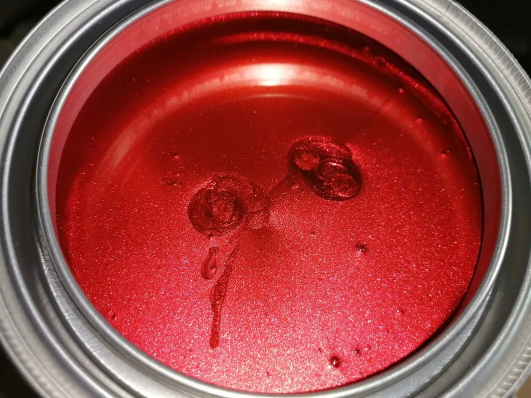 Focus HS 1K Brilliant Red Pearl Fp022 Chinese Supplier Good Color Acrylic Auto Paint High Chroma Strong Flicker Car Paint Refinish