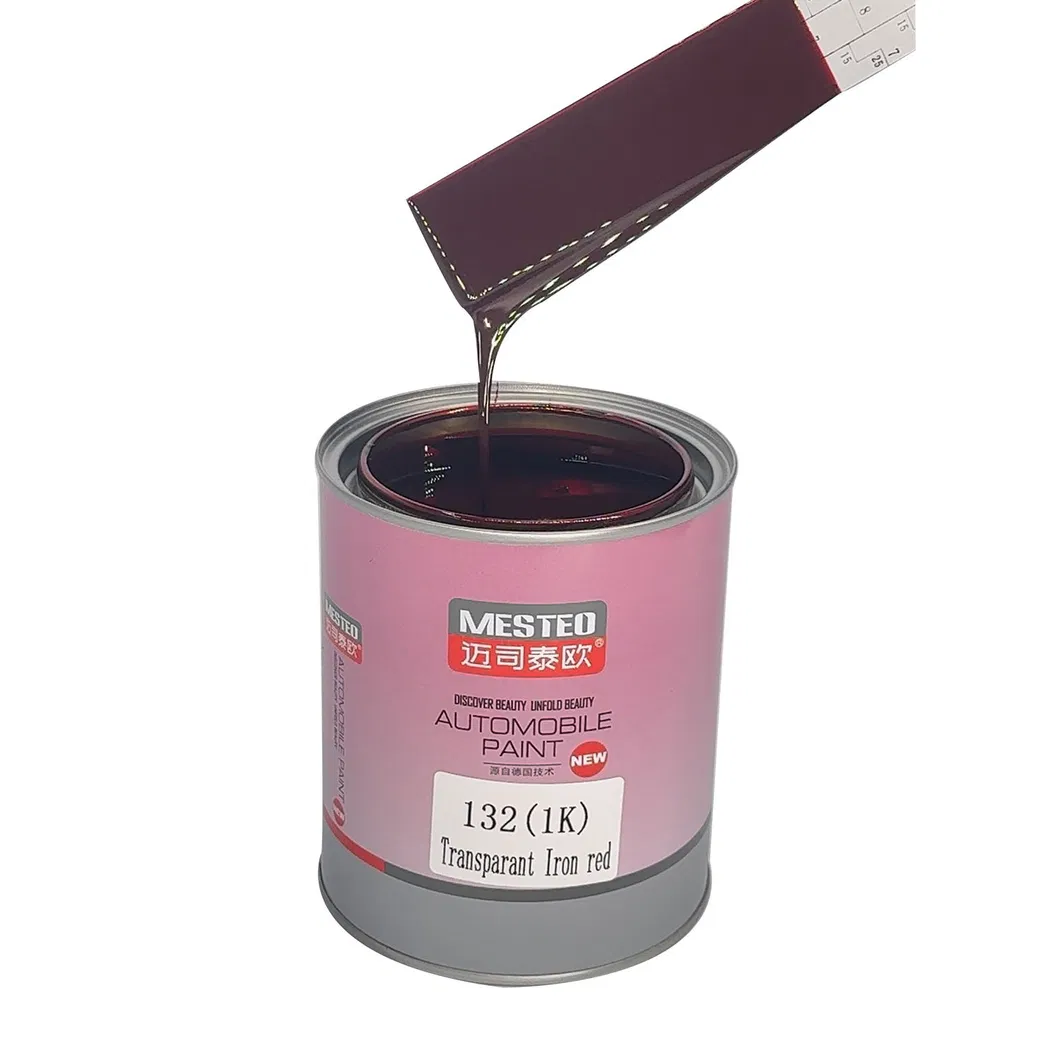 Mesteo HS 1K Basecoat Transparant Oxide Yellow M131 Acrylic Auto Paint OEM Good Color Car Paint Refinish