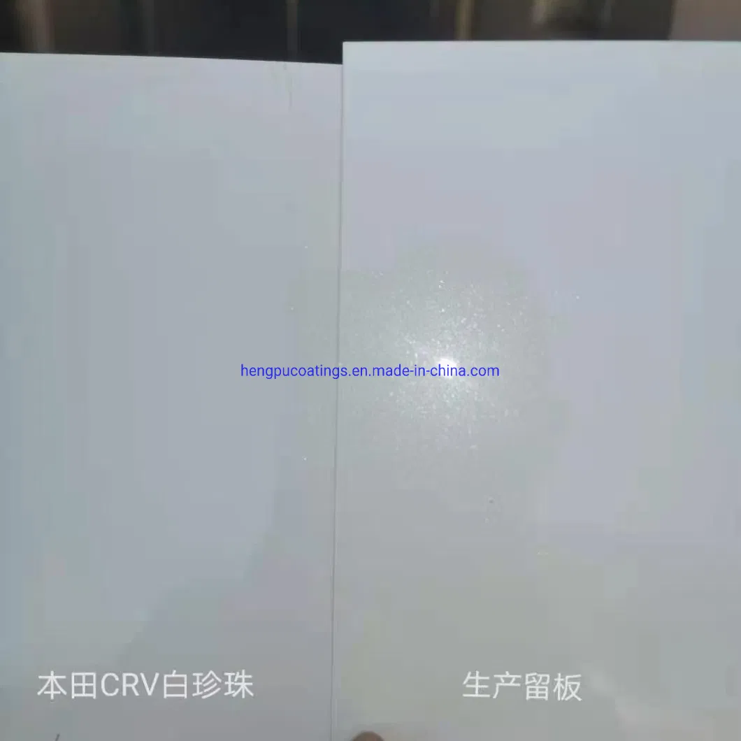 Factory Car Paint Refinish Toyota 070 Pearl White High Application Acrylic Finished Paint High Precision