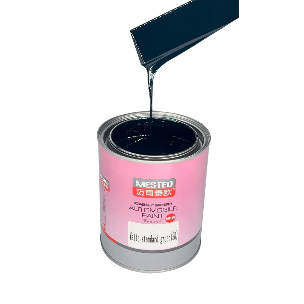 Autocoat 2K Matte Standard Green Wholesale Spray Good Coverage Acrylic Car Paint High Application Auto Paint