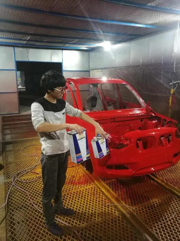 Mesteo HS 1K Basecoat Transparant Oxide Yellow M131 Acrylic Auto Paint OEM Good Color Car Paint Refinish