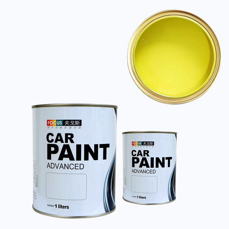 BABOSEN High Chroma High Concentration Acrylic Auto Paint Wholesale Spray Good Coverage Car Paint HS 2K Lemon Yellow B213