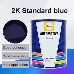 Wholesale Spray High Chroma Acrylic Auto Paint High Application Good Coverage Car Paint Autocoat HS 2K Topcoat Standard Blue A208