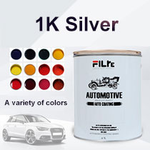 Highly Shining Acrylic Auto Paint Wholesale Spray Highly Metallic Car Paint HS 1K Medium White Silver M206