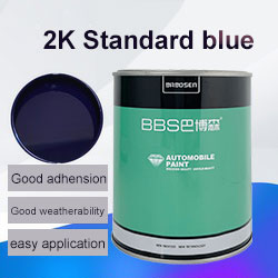Wholesale Spray High Chroma Acrylic Auto Paint High Application Good Coverage Car Paint Glinter HS 2K Topcoat Standard Blue G208