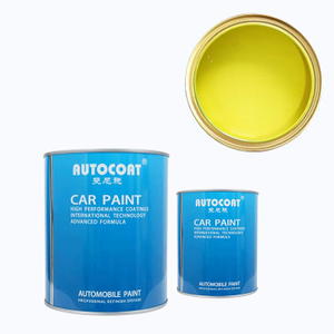 AUTOCOAT High Chroma High Concentration Acrylic Auto Paint Wholesale Spray Good Coverage Car Paint HS 2K Lemon Yellow A213