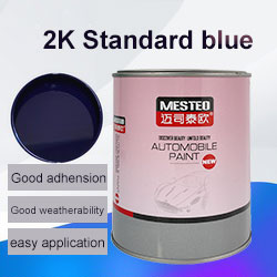 Wholesale Spray High Chroma Acrylic Auto Paint High Application Good Coverage Car Paint Glinter HS 2K Topcoat Standard Blue G208