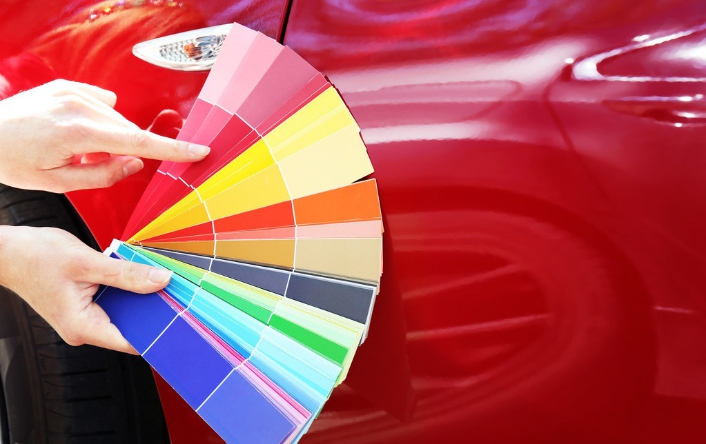 Wholesale Spray High Chroma Acrylic Auto Paint High Application Good Color Car Paint HS 1K Basecoat Orange Red 133