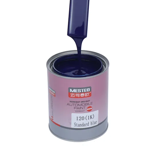 De HS 1K Basecoat Throughly Blue D153 Factory High Chroma Acrylic Auto Paint Durable Good Color Car Paint Refinish