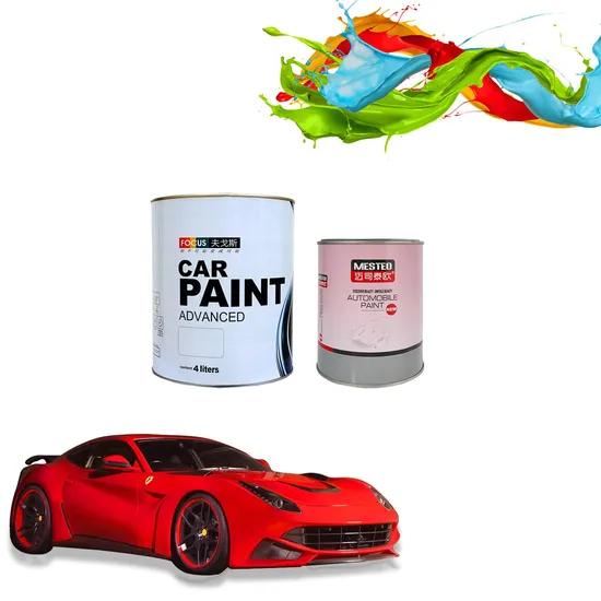 Mesteo Double Pack HS Clearcoat, Suitable for Overall Refinishing Color Retention Car Paint Refinish
