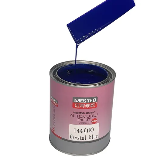 Mesteo HS 1K Basecoat Crystal Blue M144 Good Transparency EXW Acrylic Auto Paint High Concentration High Chroma Car Paint Refinish