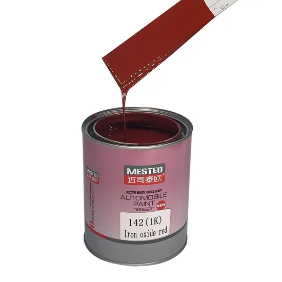 Autocoat HS 1K Basecoat Maroon Red A141 Wholesale Factory Good Color Auto Paint Durable High Chroma Car Paint Refinish
