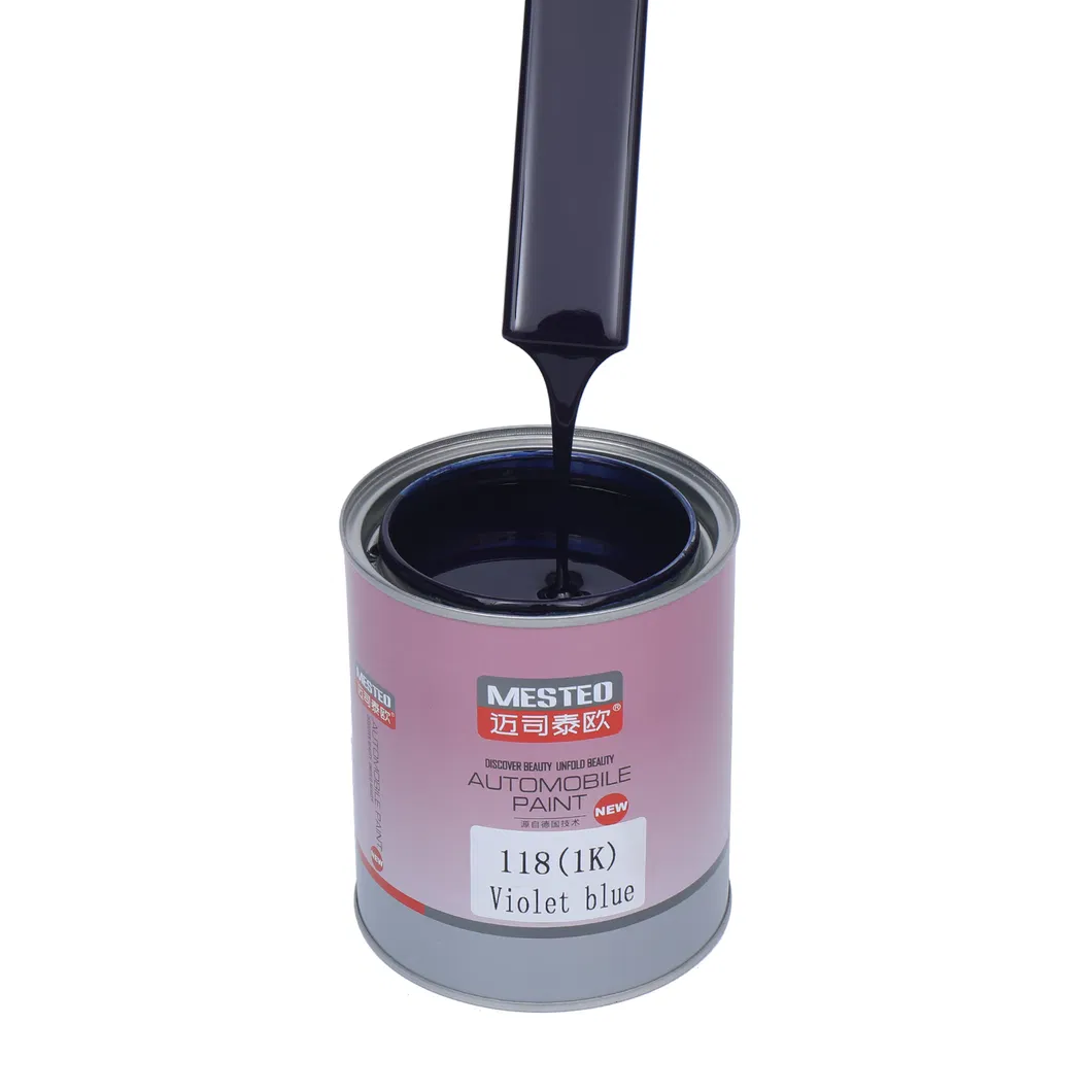 Babosen HS 1K Basecoat Violet Blue B118 Wholesale Spray Good Color Acrylic Auto Paint Durable Car Paint Refinish