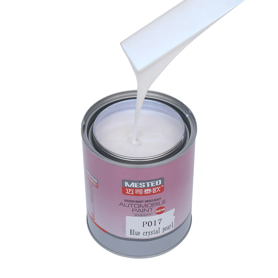 Mesteo HS 1K Crystal Blue Pearl MP017 Good Color Acrylic OEM Auto Paint Strong Flicker Lacquer Car Paint Refinish