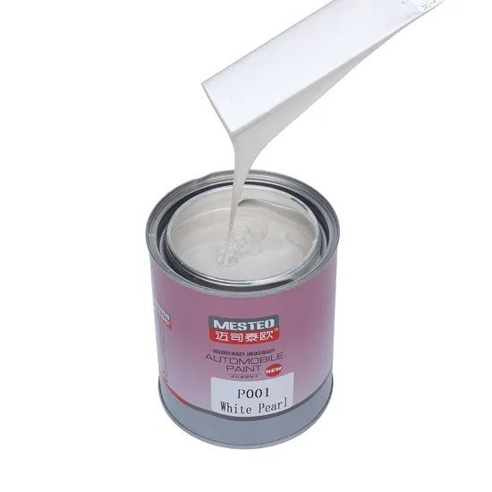 Autocoat HS 1K Crystal Fine White Pearl Ap102 Chinese Factory Acrylic Auto Paint Good Whiteness Car Paint Refinish