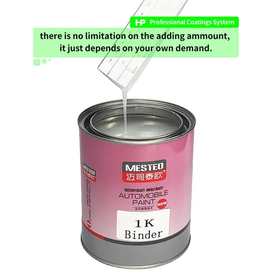 Glinter HS 1K Binder Factory Manufacturer Auto Paint Easy Operation Competitive Price Car Paint Refinish