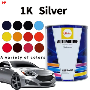 Factory OEM Acrylic HS 1K Silver, Strong Metallicity Auto Paint Good Sparkle Car Paint Refinish Glinter