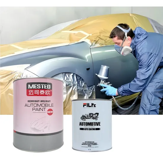 Mesteo Double Pack HS Clearcoat, Suitable for Overall Refinishing Color Retention Car Paint Refinish
