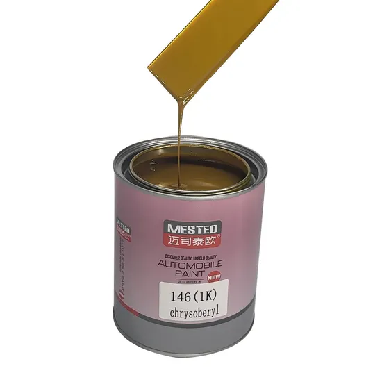 Glinter HS 1K Basecoat Translucent Brilliant Red G145 Factory Acrylic Auto Paint Good Color High Chroma Car Paint Refinish