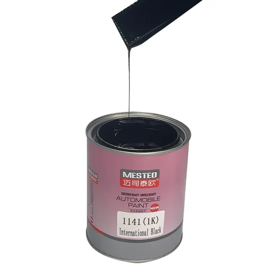 Glinter HS 1K Basecoat Extra Black G114 High Blackness Acrylic Auto Paint Chinese Factory Car Paint