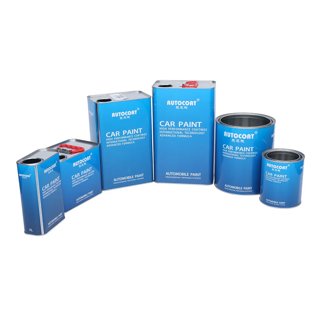 Glinter HS 1K Basecoat International Black G1141 Good Blackness Acrylic Auto Paint OEM Car Paint Refinish