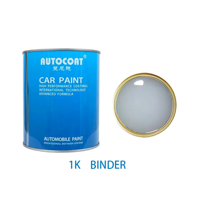 Autocoat HS 1K Binder Factory Manufacturer Auto Paint Easy Operation Competitive Price Car Paint Refinish