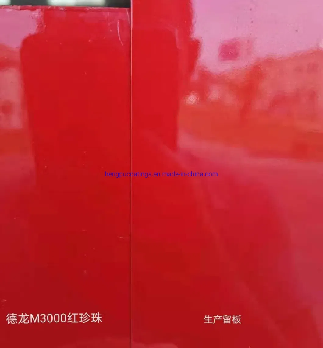 Factory Car Paint Refinish Toyota 3u5 Flashing Red High Application Acrylic Finished Paint High Precision