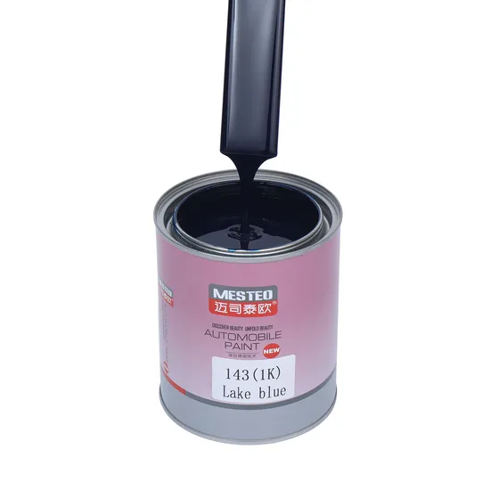 Glinter HS 1K Basecoat Throughly Blue G153 Factory High Chroma Acrylic Auto Paint Durable Good Color Car Paint Refinish
