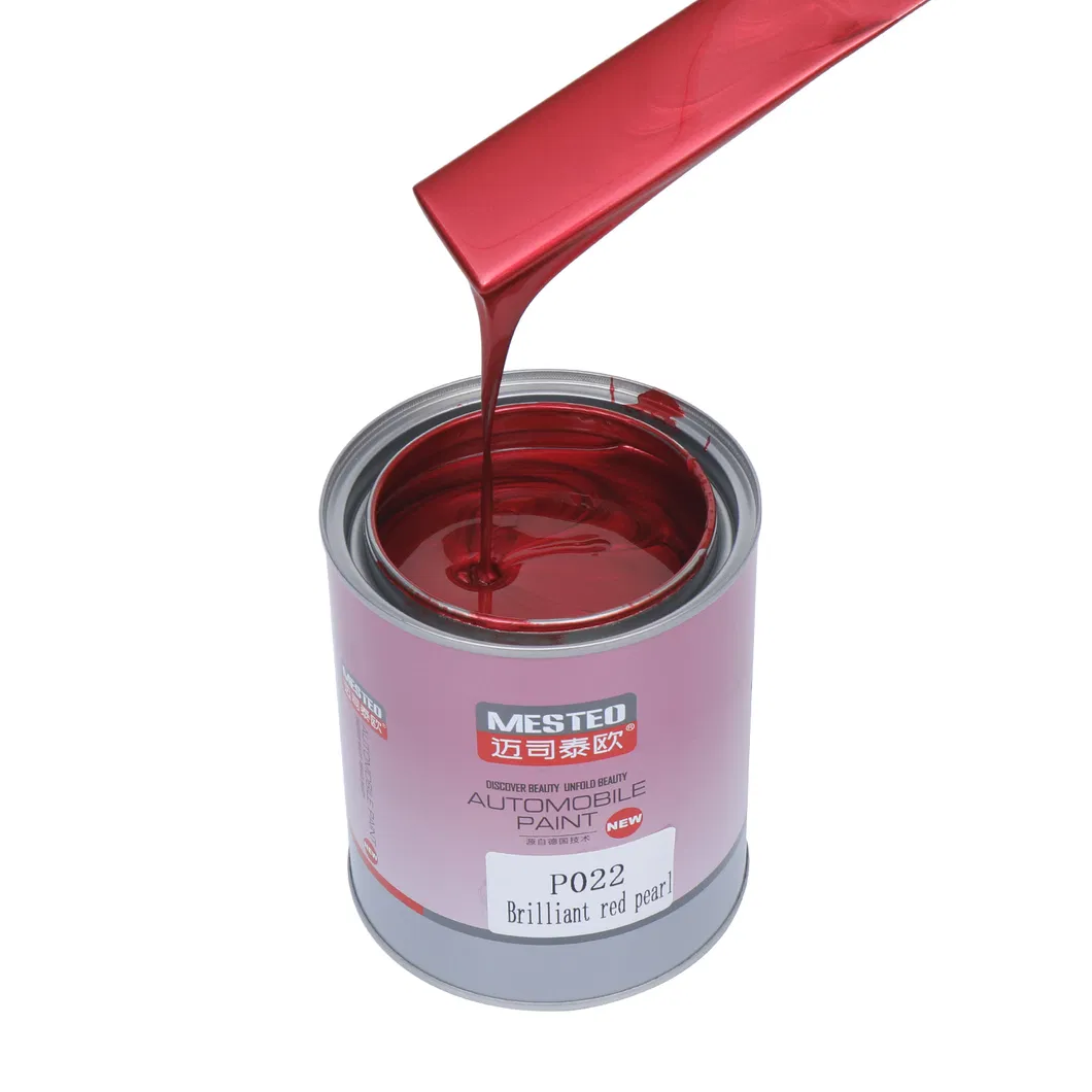 Wholesale High Chroma Acrylic Automotive Paint strong flicker Car Paint HS 1K Crystal Gold Pearl P020