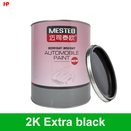 High Application Good Coverage Acrylic Auto Paints High Concentration High Blackness Car Paint Mesteo HS 2K Extra Black M203
