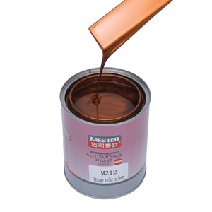 Wholesale OEM Highly Metallic Acrylic Car Paint Highly Flash Automotive Paint 1K Orange Color Silver M212