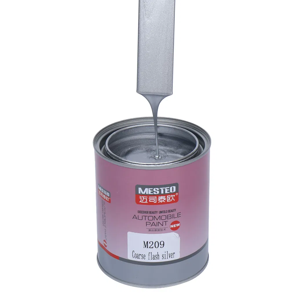 Factory OEM Acrylic HS 1K Silver, Strong Metallicity Auto Paint Good Sparkle Car Paint Refinish Focus