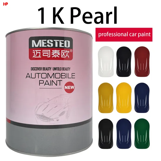 Mesteo HS 1K Original Crystal Yellow Pearl MP110 Good Flicker Acrylic Auto Paint Lacquer OEM Excellent Permeability Car Paint Refinish