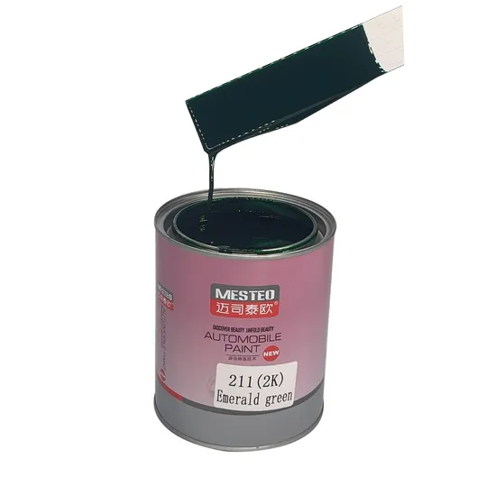 Mesteo HS 2K Topcoat Emerald Green M211 High Chroma Factory Acrylic Car Paint High Concentration Auto Paint Refinish