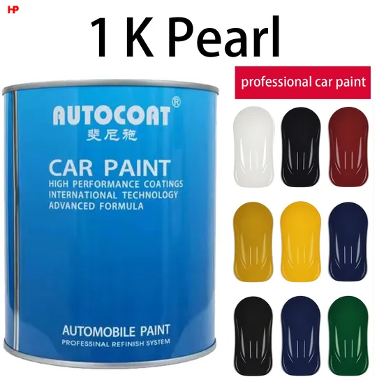 Autocoat HS 1K Original Crystal Yellow Pearl Ap110 Good Flicker Acrylic Auto Paint Lacquer OEM Excellent Permeability Car Paint Refinish