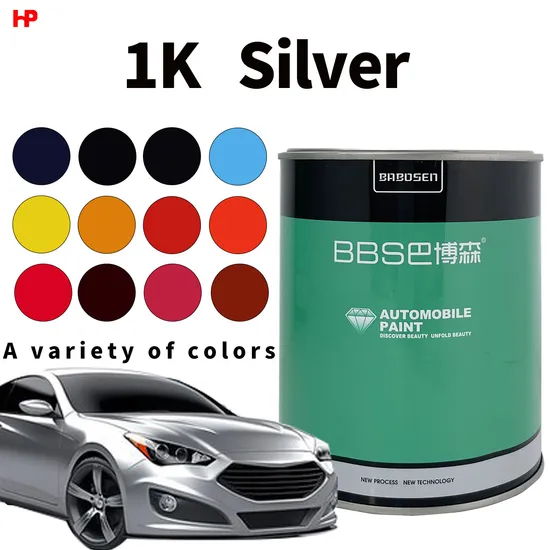 Supplier Filre HS 1K Silver Strong Metallicity Acrylic Auto Paint Good Sparkle Car Paint Refinish