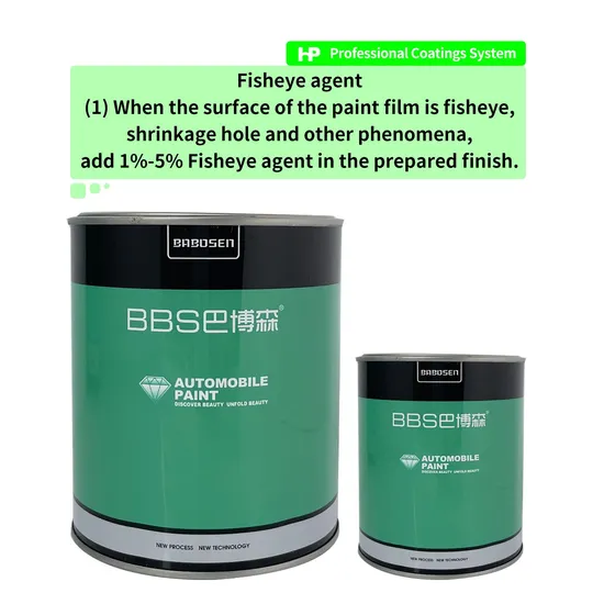 Autocoat Auxiliary Materials- Fisheye Agent Durable Wholesale Spray Auto Paint High Application Acrylic Car Paint