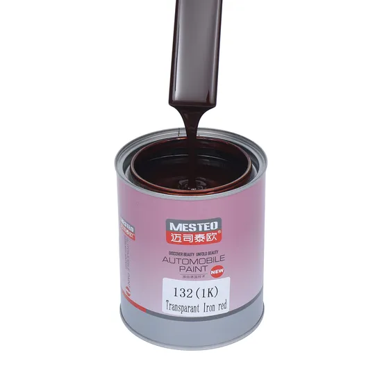 Mesteo HS 1K Basecoat Deep Chestnut Red M152 Durable Acrylic Auto Paint Better Transparency Good Color Car Paint Refinish