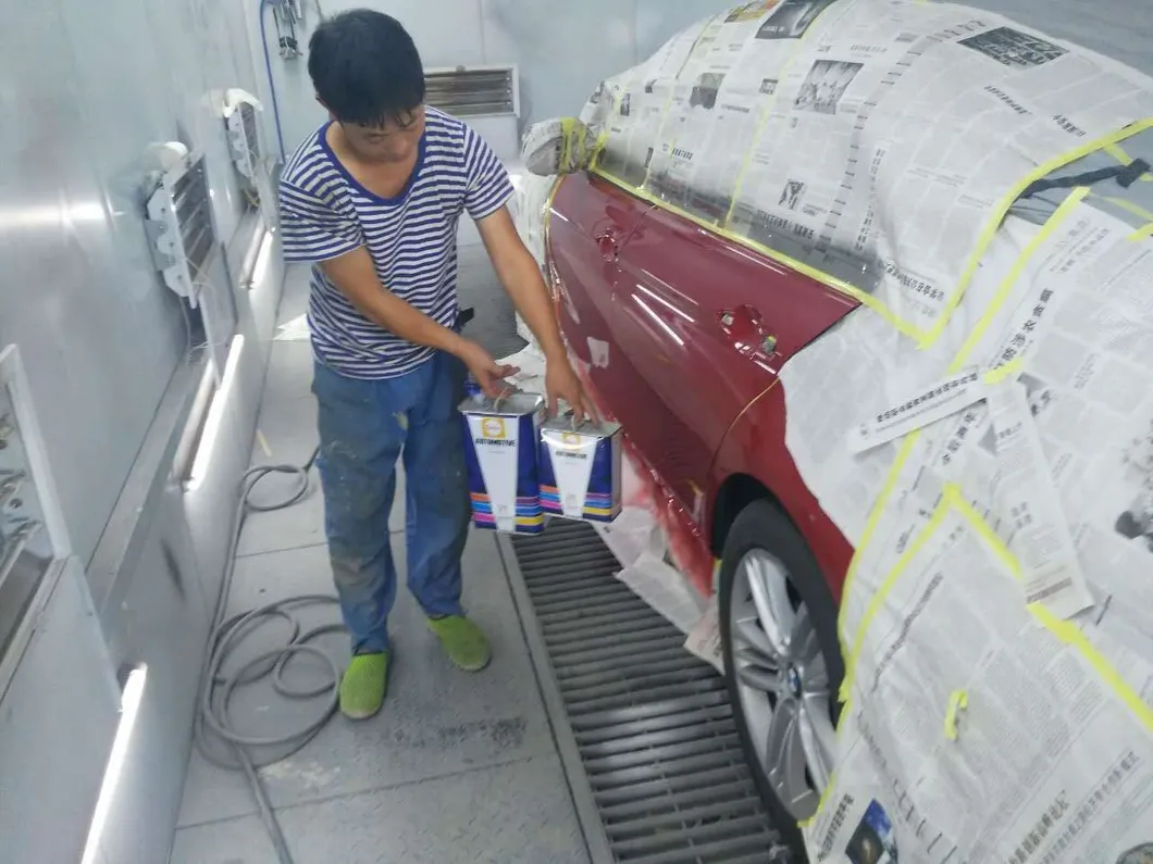 Babosen HS 1K Basecoat Transparant Oxide Yellow B131 Acrylic Auto Paint OEM Good Color Car Paint Refinish