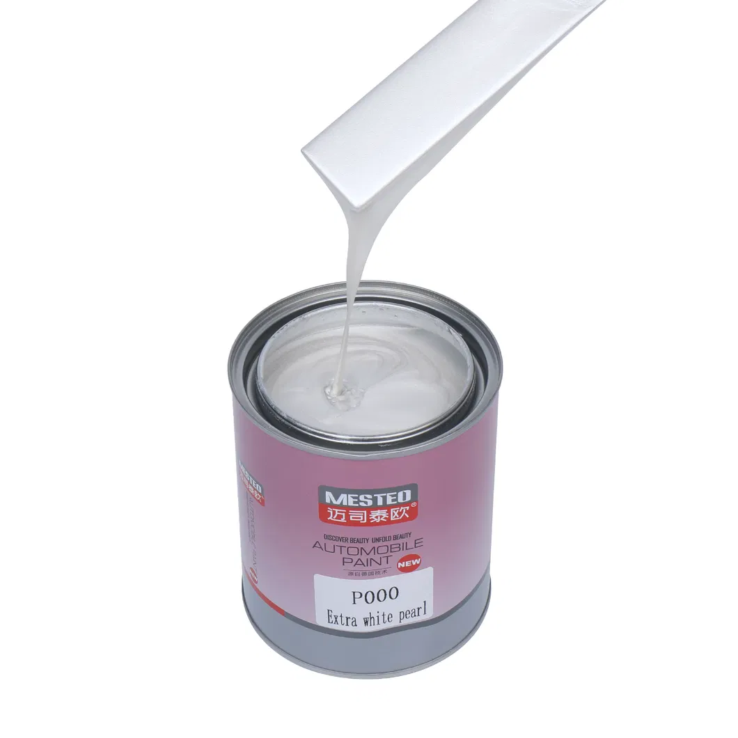 Babosen HS 1K Crystal Fine White Pearl Bp102 Chinese Factory Acrylic Auto Paint Good Whiteness Car Paint Refinish