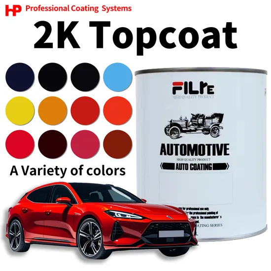 Filre HS 2K Topcoat Durable High Chroma Acrylic Car Paint Refinish Good Coverage High Concentration Auto Paint