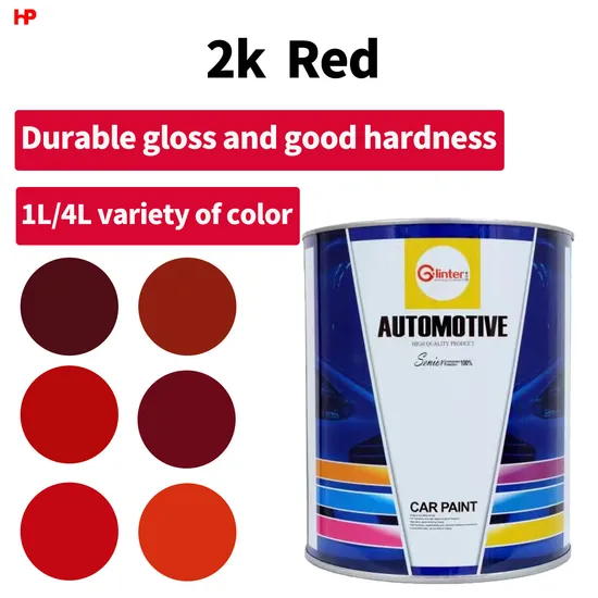 Mesteo HS 2K Topcoat Ferari Red M226 Durable High Concentration Acrylic Auto Paint OEM High Chroma Car Paint Refinish