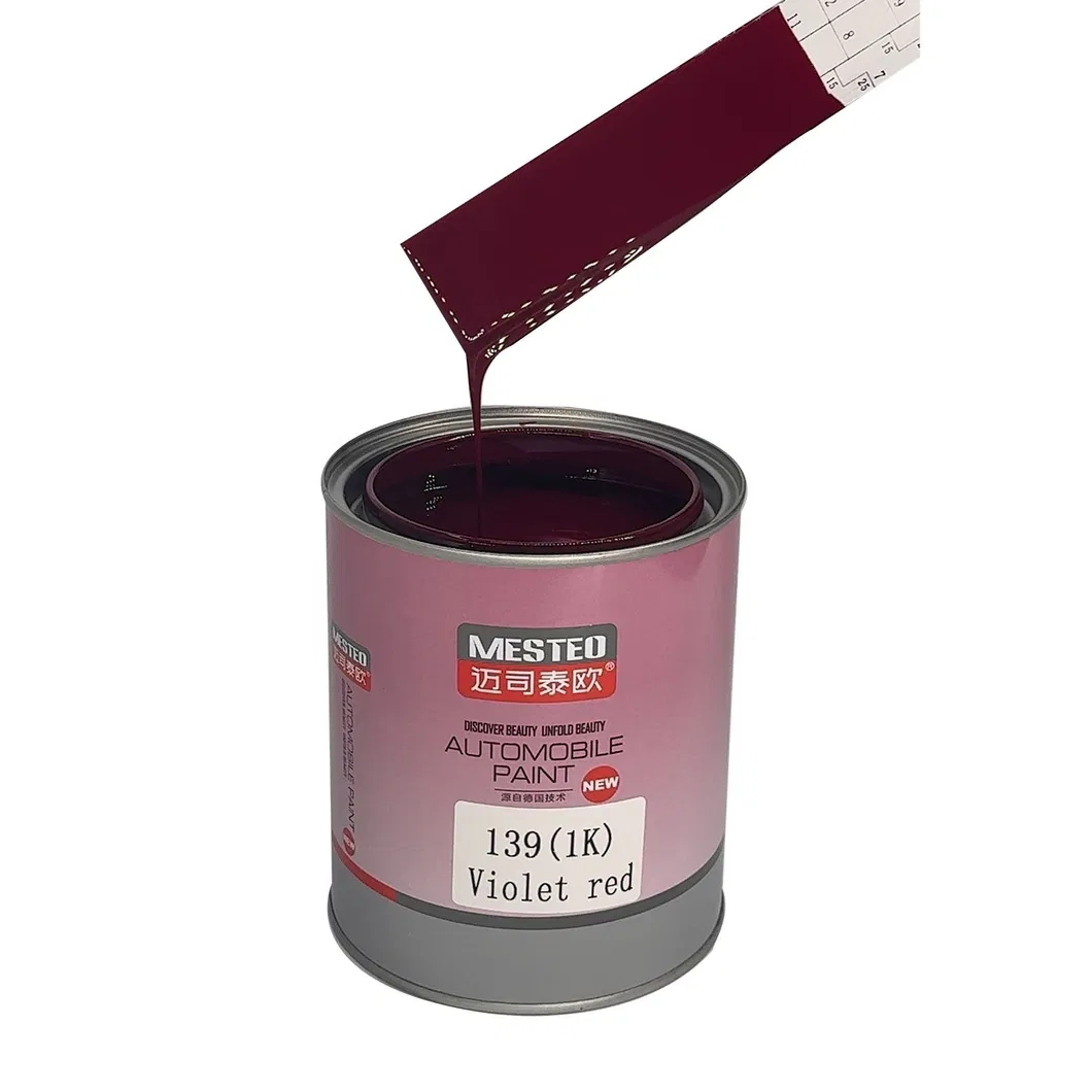 Babosen HS 1K Basecoat Violet Red B139 Durable Good Color Acrylic Auto Paint Wholesale Supplier Car Paint Refinish