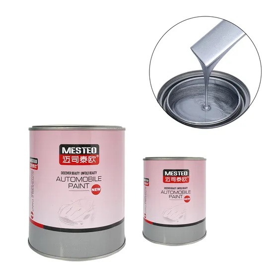 Mesteo HS 2K Topcoat Extra Black M203 High Concentration Acrylic Car Paint Refinish High Blackness Auto Paint