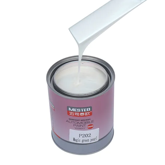 Glinter HS 1K Magic Green Pearl Gp202 Chinese Factory OEM Acrylic Auto Paint Strong Flicker Good Color Car Paint Refinish