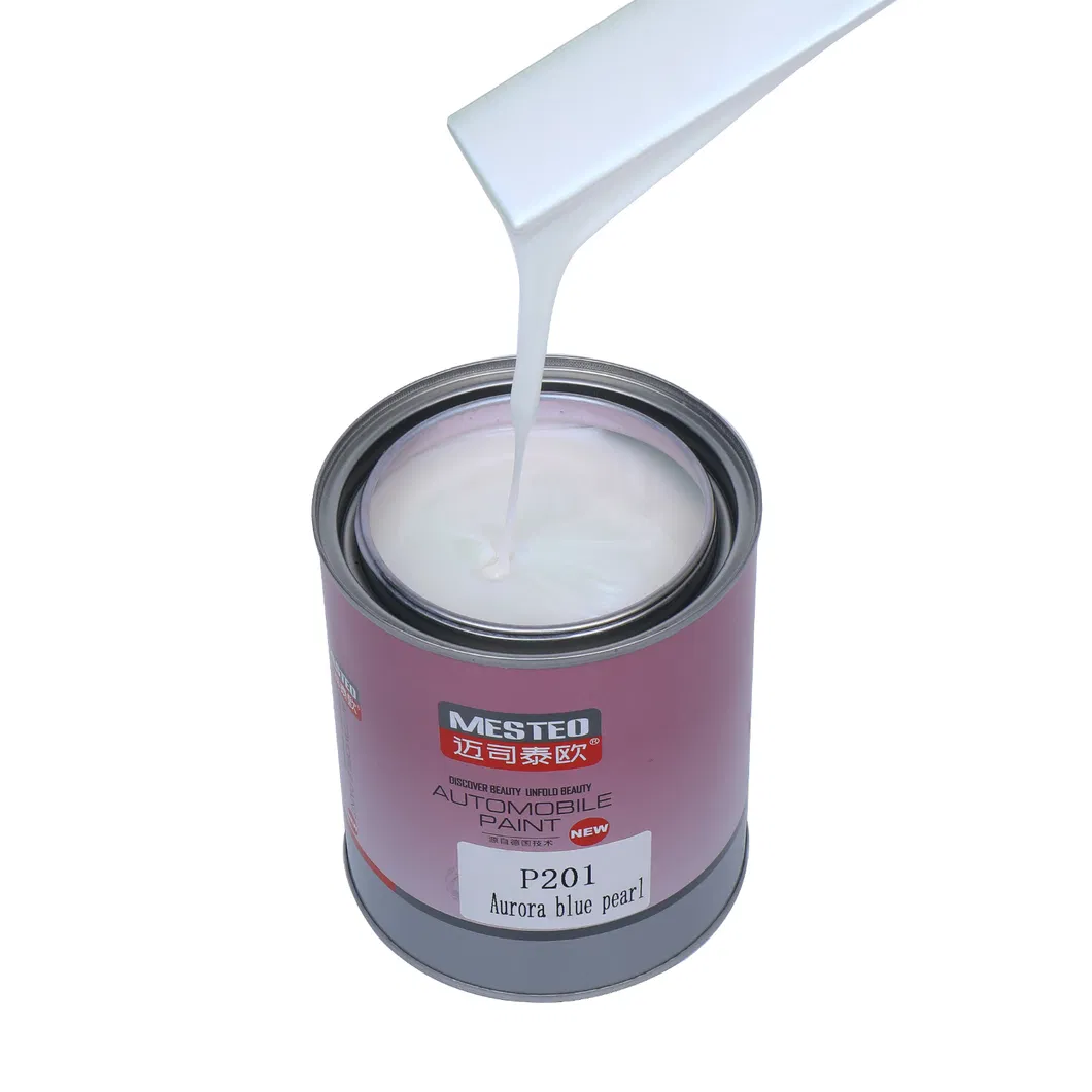 Babosen HS 1K Aurora Blue Pearl Bp201 Strong Flicker Acrylic Auto Paint Lacquer Chinese Factory High Chroma Car Paint Refinish